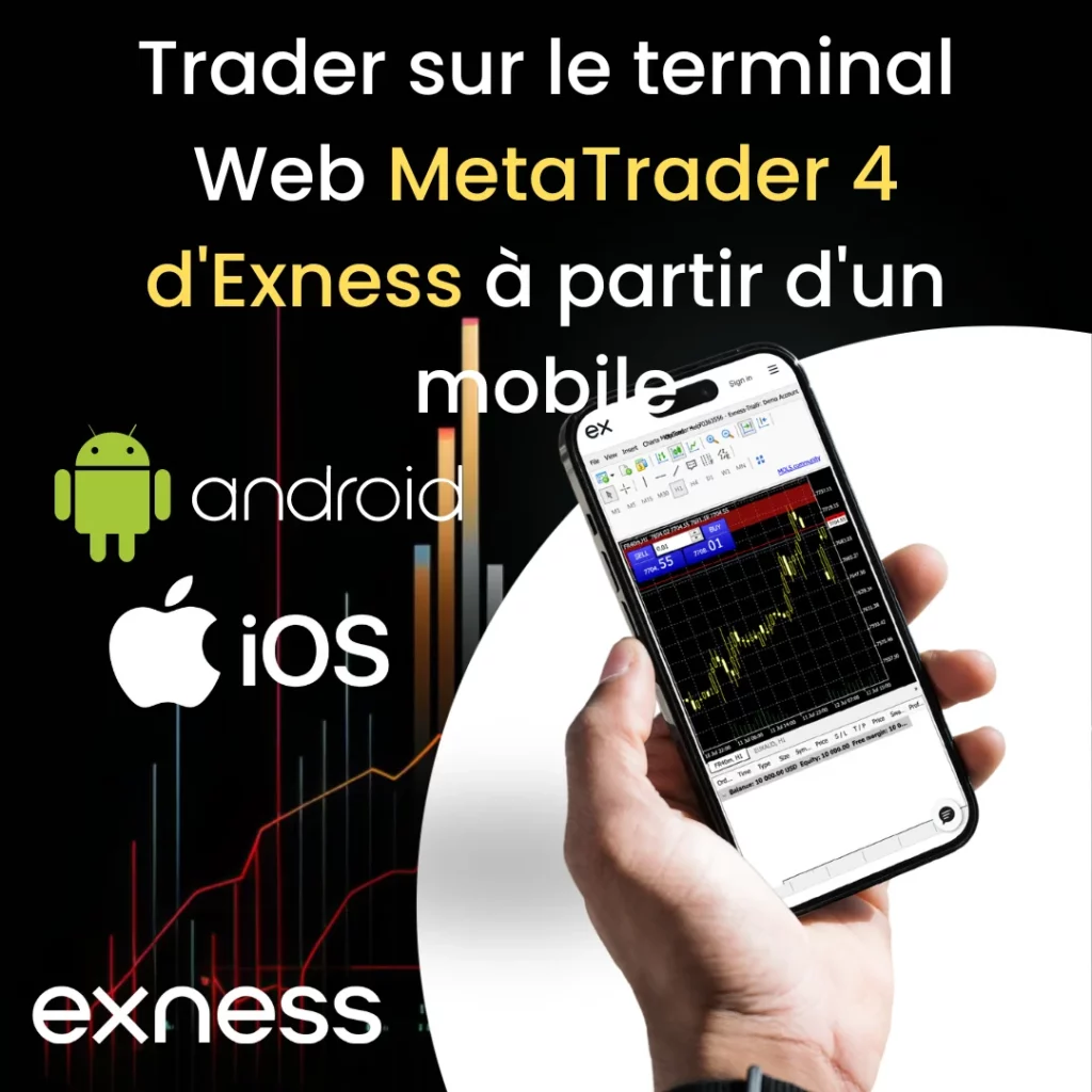 Trader avec le Mobile Web Terminal Exness MT4