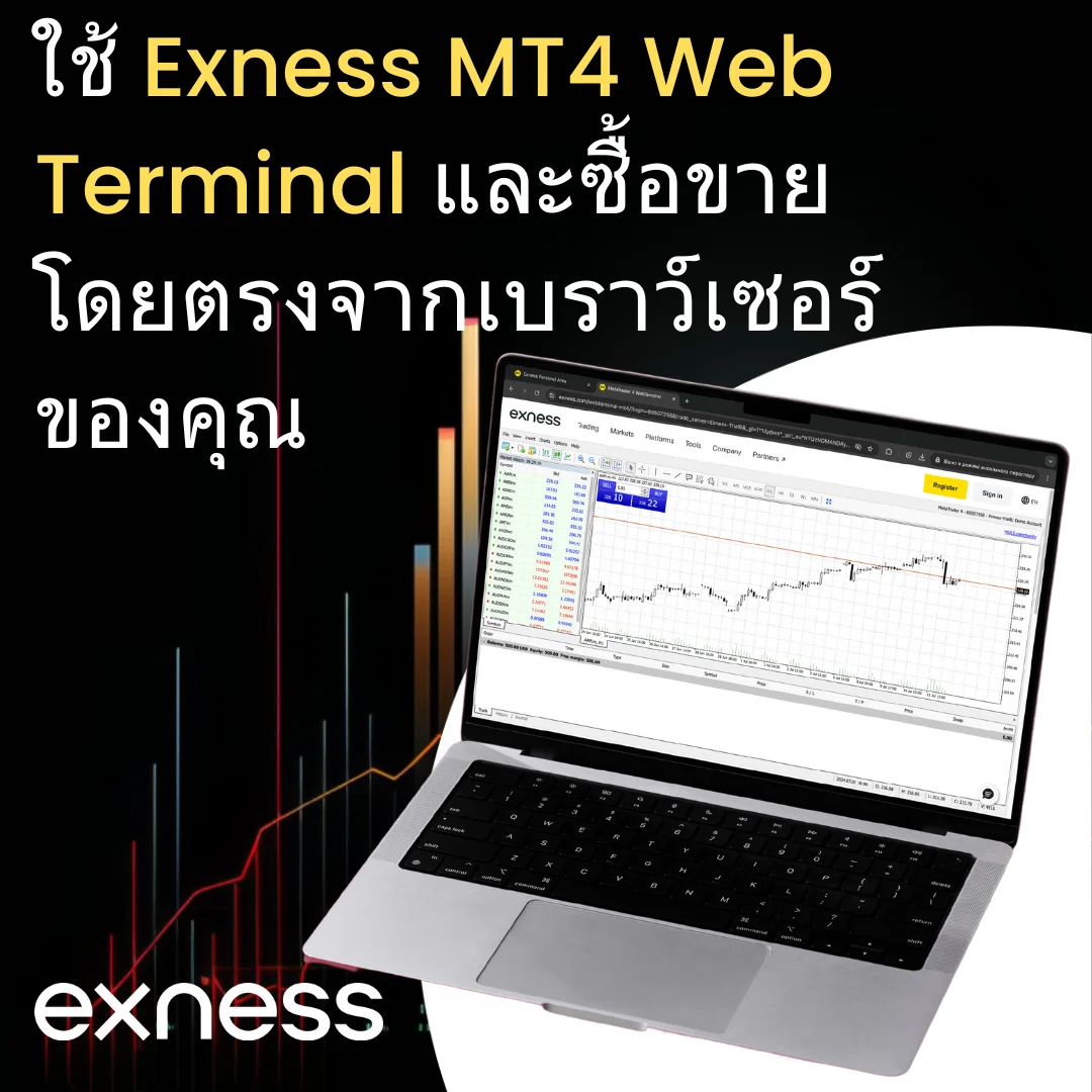 แพลตฟอร์มการซื้อขาย MetaTrader 4 ของ Exness