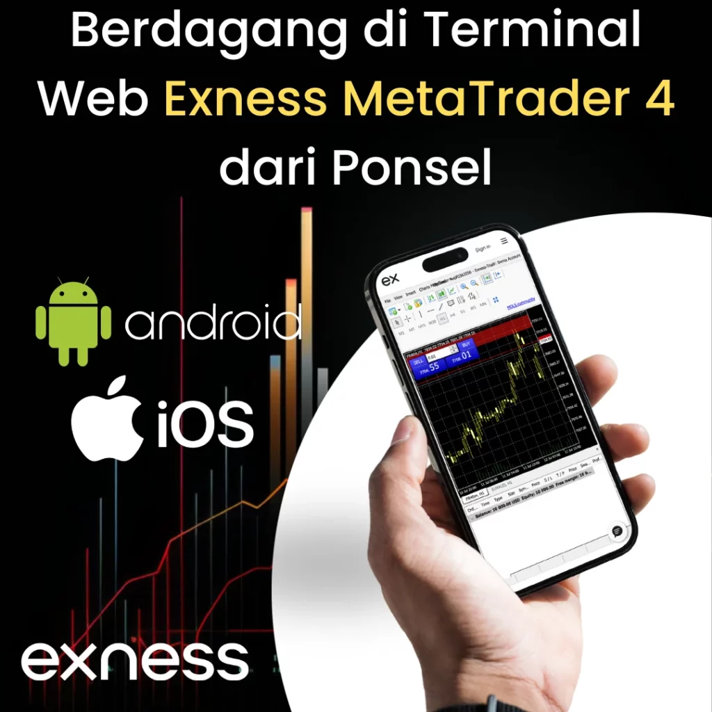 Berdagang dengan Terminal Web Seluler Exness MT4